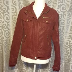 Ci sono by cavalini faux leather jacket